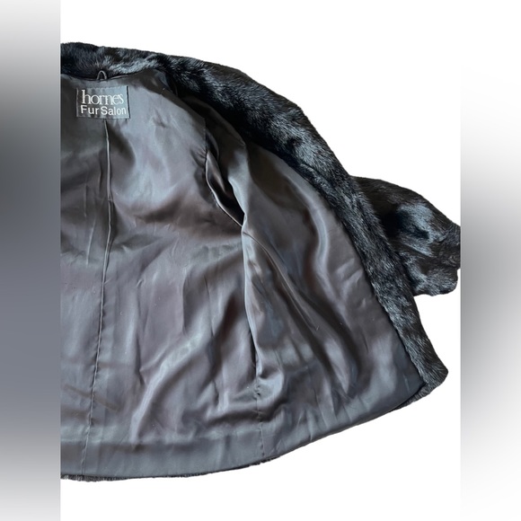 Authentic Christian Dior Genuine Black Ranch Mink Jacket Coat Women’s Large - Picture 8 of 13